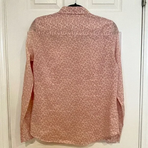 EUC The Perfect Shirt by J Crew 100% Cotton Floral Print Button Down Shirt - Picture 5 of 6